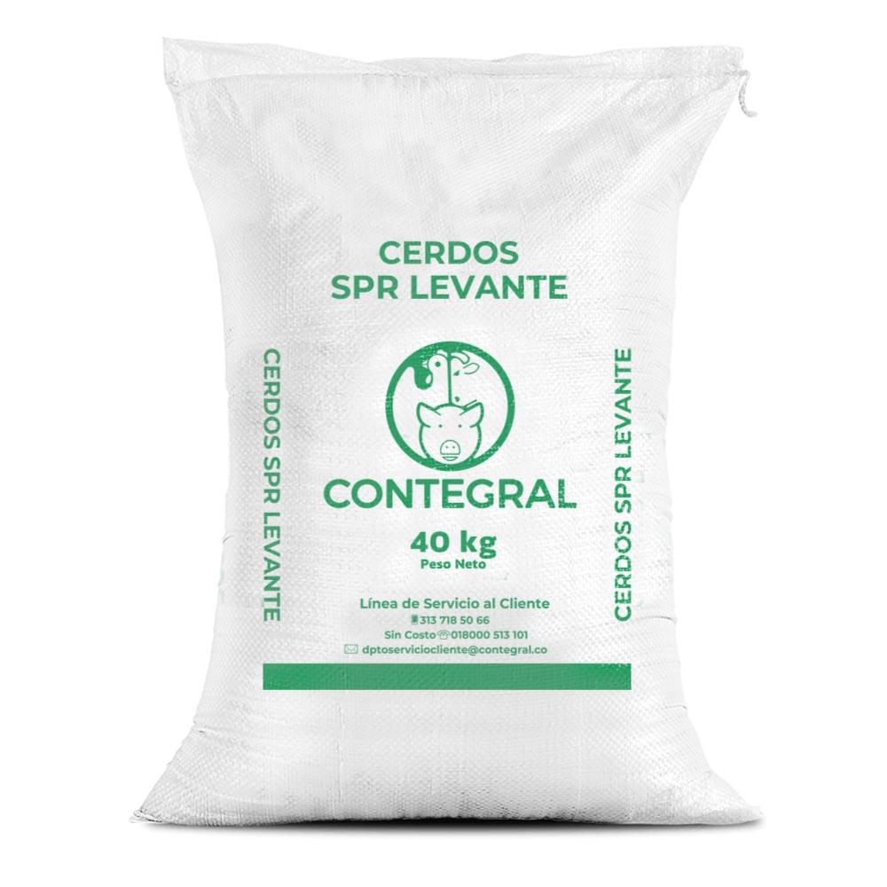 Cerdos SPR Levante 40kg | Alimento Tecnificado Contegral para Cerdos en Etapa de Levante Ibagué Tolima | Discontegral Ibagué Tolima - Concentrados Contegral - Ringo - Nutriss - Mirringo - Filpo Cerdos SPR Levante 40kg | Alimento Tecnificado Contegral para Cerdos en Etapa de Levante Ibagué Tolima