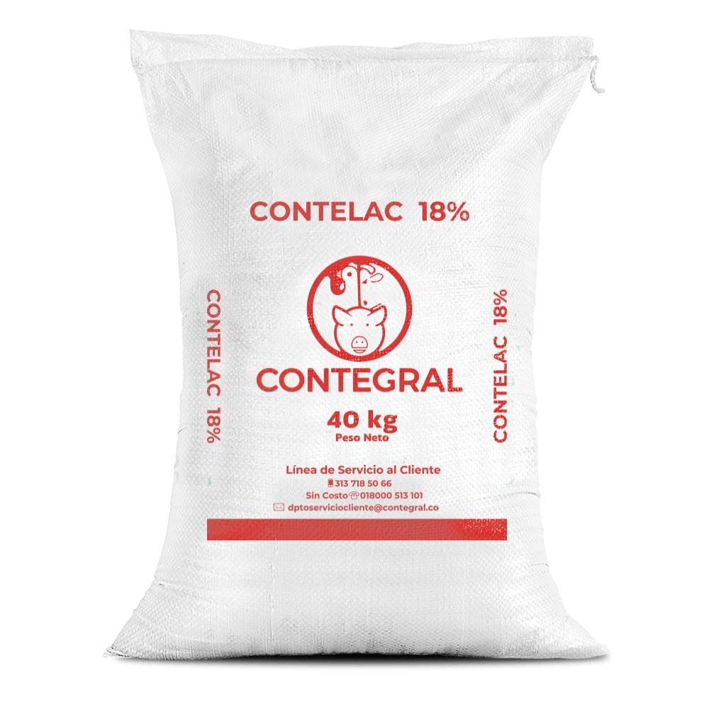 Contelac 18% Peletizado y Harina 40kg | Alimento Tecnificado para Bovinos • Contegral Ibagué y Tolima | Discontegral Ibagué Tolima - Concentrados Contegral - Ringo - Nutriss - Mirringo - Filpo Contelac 18% Peletizado y Harina 40kg | Alimento Tecnificado para Bovinos • Contegral Ibagué y Tolima