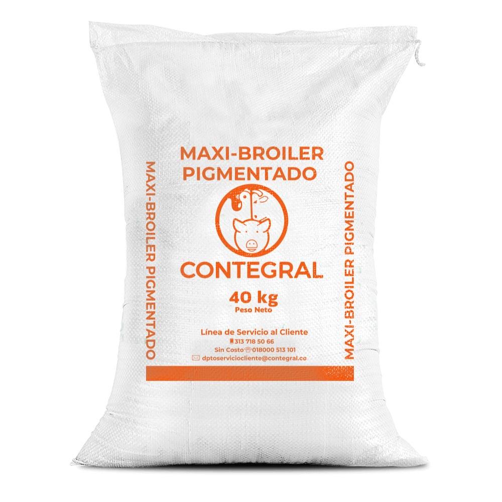Maxi Broiler Pigmentado Contegral 40kg | Concentrado para Pollos de Engorde en Ibagué y Tolima | Discontegral Ibagué Tolima - Concentrados Contegral - Ringo - Nutriss - Mirringo - Filpo alimento-maxi-broiler-pigmentado-contegral-40kg-para-pollos-de-engorde-distribuidora-discontegral-ibague-tolima