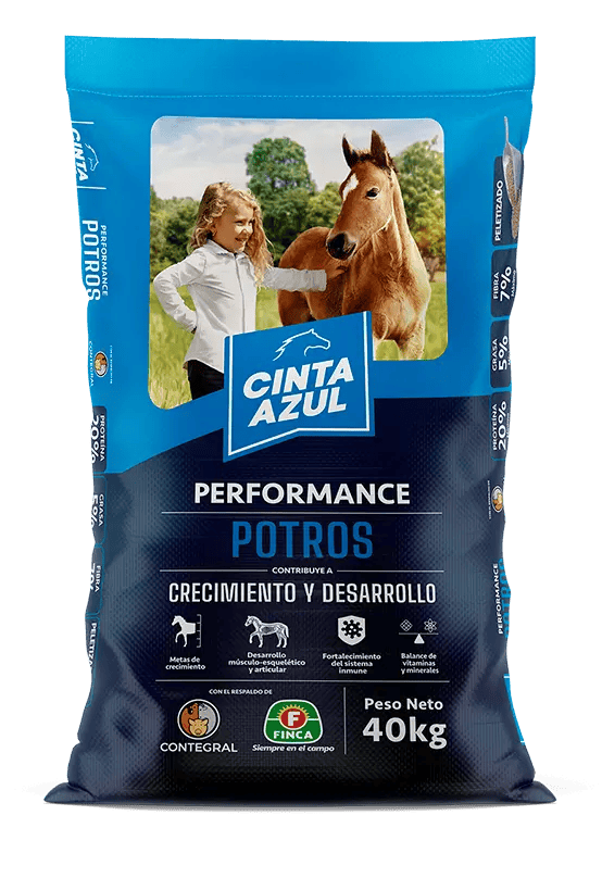 Cinta Azul Performance Potros Peletizado 40kg | Concentrado Premium para Equinos • Contegral Ibagué y Tolima | Discontegral Ibagué Tolima - Concentrados Contegral - Ringo - Nutriss - Mirringo - Filpo Cinta Azul Performance Potros Peletizado 40kg | Concentrado Premium para Equinos • Contegral Ibagué y Tolima