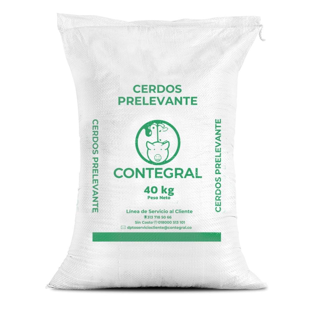 Cerdos Prelevante 40kg | Alimento Tecnificado Contegral para Lechones en Ibagué y Tolima | Discontegral Ibagué Tolima - Concentrados Contegral - Ringo - Nutriss - Mirringo - Filpo Cerdos Prelevante 40kg | Alimento Tecnificado Contegral para Lechones en Ibagué y Tolima