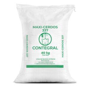 Maxi Cerdos 337 Peletizado 40Kg | Línea Industrial/Especializada para Ceba • Contegral Ibagué y Tolima